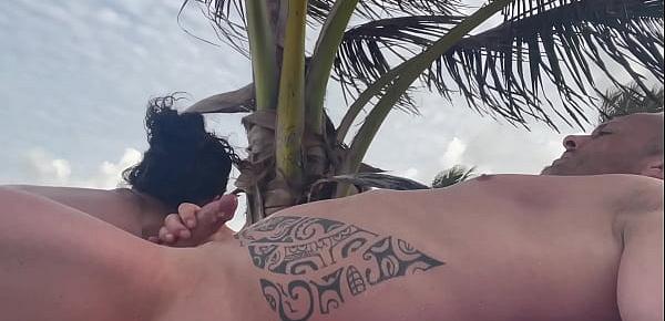  I suck Dorian Del Isla on the beach in Tulum